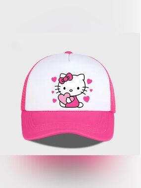 Hello Kitty Heart Trucker Cap